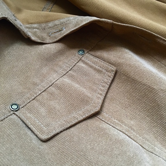 Vintage camel corduroy vest - Picture 3 of 3
